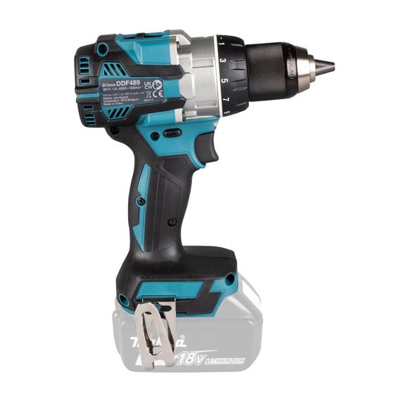 MAKITA DDF489Z aku bezuhlíkový šroubovák 18V LXT, 73Nm, 0-550/1800 ot./min., bez baterie