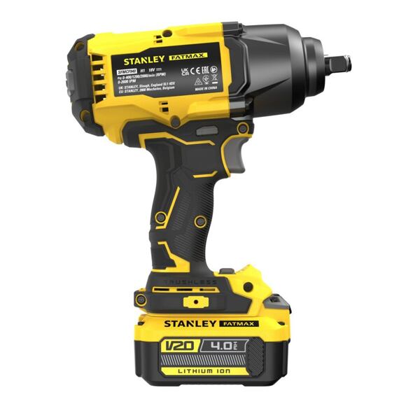 STANLEY SFMCF940M1 aku rázový utahovák 18V/4Ah, 1/2", 949Nm, taška