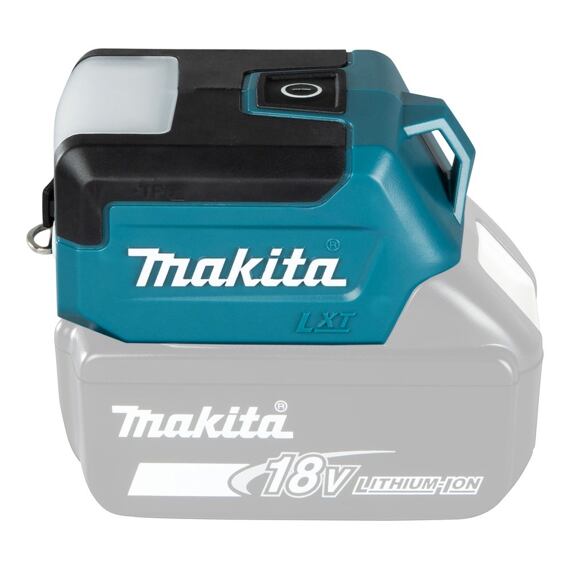 MAKITA DML817 aku svítilna LED 18V LXT, 300lm kombi svícení, 150lm čelní/horní svícení, bez baterie