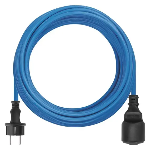 EMOS kabel 230V prodlužovací 20m/1Z SILIKON modrý, NEMRZNOUCÍ, 3*1,5mm IP44 P01420W