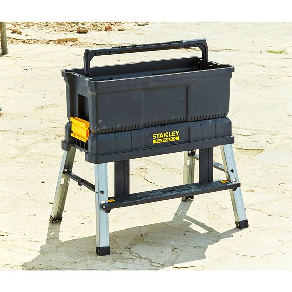 STANLEY FMST81083-1 box na náradie FATMAX so schodíkmi 3v1, výška 45cm, nosnosť 150kg