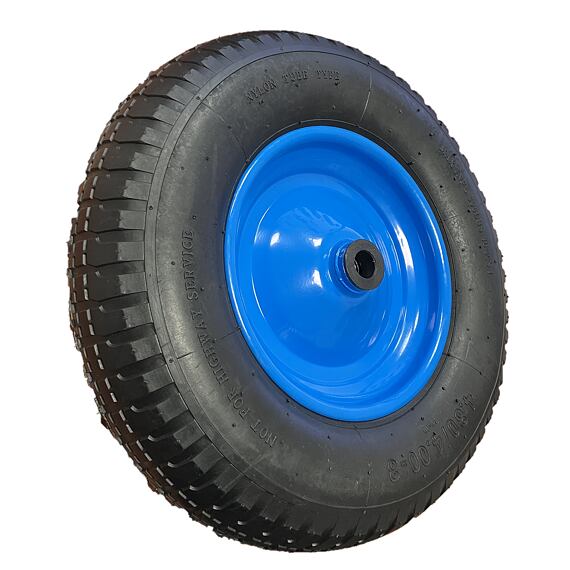 CONE kolo nafukovací 400mm, jehlová ložiska, hřídel 20mm, nosn. 150kg, náboj 88mm, pro stav.kolečka