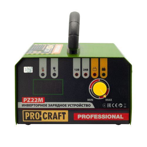 PROCRAFT PZ22M nabíječka autobaterií 12/24V, 20/15A, akumulátor 10-400Ah/10-270Ah