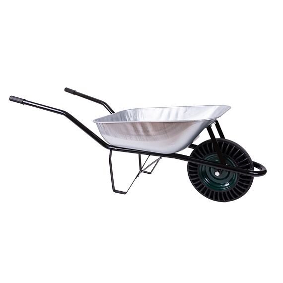 kolečko stavební 60l, plný bantam, Zn korba, nosnost 100kg, 105811