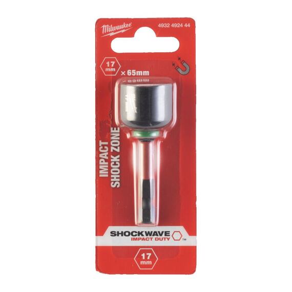 MILWAUKEE 4932492444 magnetická hlavice 17*65mm SHOCKWAVE IMPAC DUTY, pro ráz. utahováky