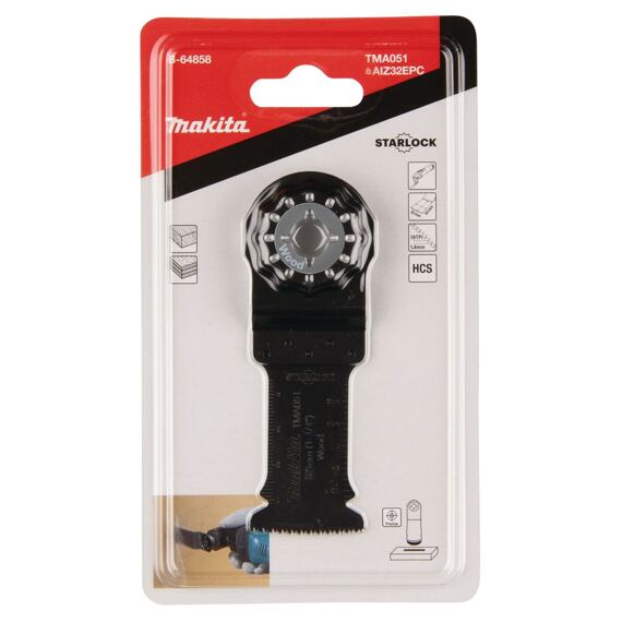MAKITA B-64858 pilový list rovný 32*50mm HCS TMA051 Starlock (i pro O.I.S.)