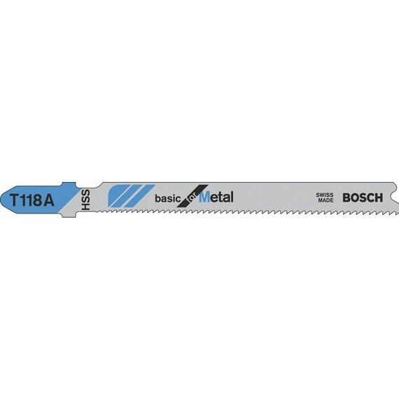 BOSCH 2608631013 pilky do přímočarky T118A 92mm, tenké plechy 5ks