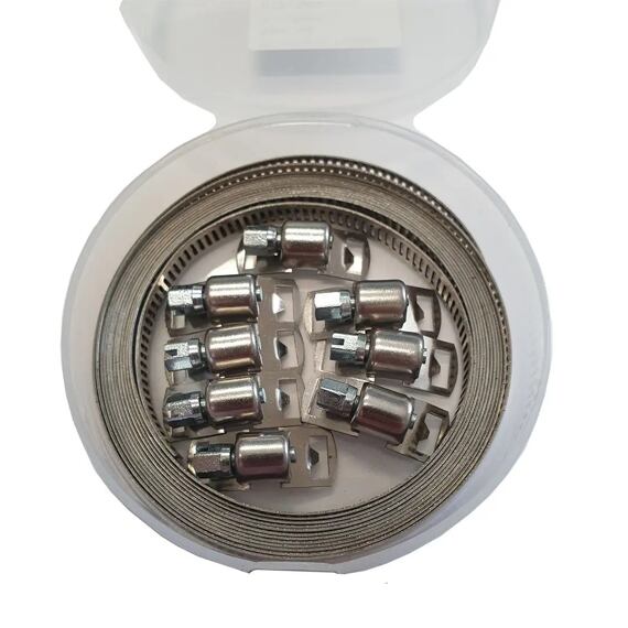 spona hadicová pás BSF 8mm/3m + 8 zámků W2B, 557391