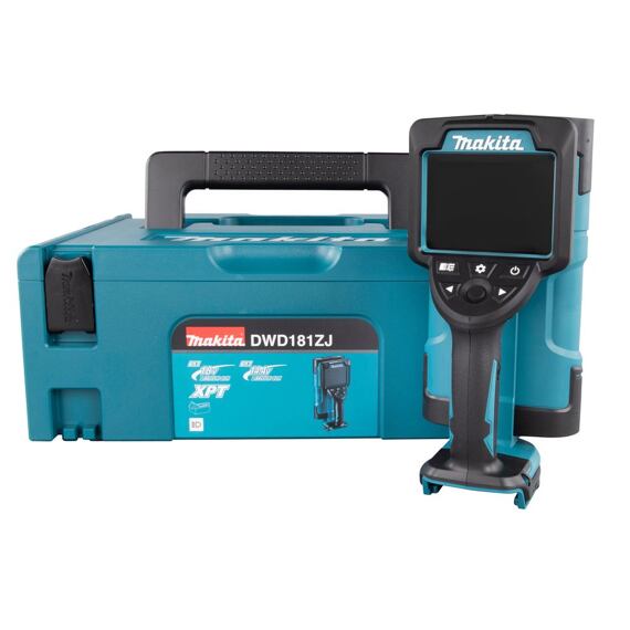 MAKITA DWD181ZJ aku detektor 18V LXT kov/plast/dřevo, LED bar. displej, laserová linie, bez baterie