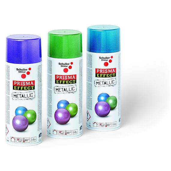 SCHULLER sprej PRISMA EFFECT METALLIC, 400ml, modrá, efektné pigmenty, 91051
