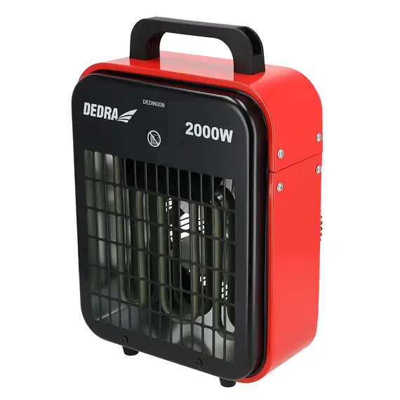 DEDRA ohřívač elektrický 2000W/230V, 400m3/h, DED9920B