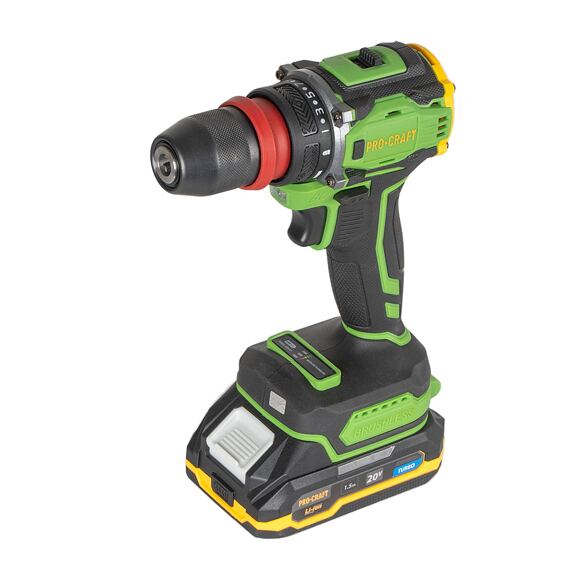 PROCRAFT PA18Pro DFR aku bezuhlíkový šroubovák 20V/1*1,5Ah, 30Nm, 0-450/1500 ot./min, kufr