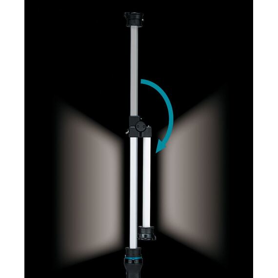 MAKITA ML012G aku LED svítilna XGT 40V, 400/800/1700lm, tyčová+sklopná, kovový držák, bez baterie
