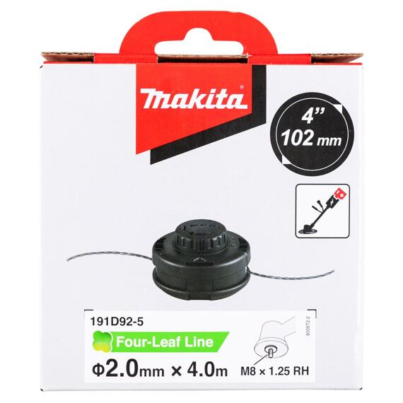 MAKITA 191D92-5 strunová hlava poloautomatická 2,0mm, návin 4m, závit M8x1,25RH