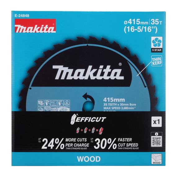 MAKITA E-24848 kotouč pilový dřevo Efficut 415*2,3*30mm 35Z