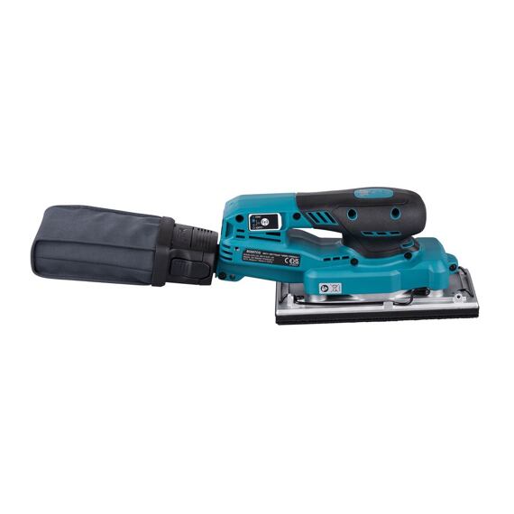 MAKITA BO007CGZ aku vibrační bruska XGT 40V, 93*185mm, propojení s aku kabelem
