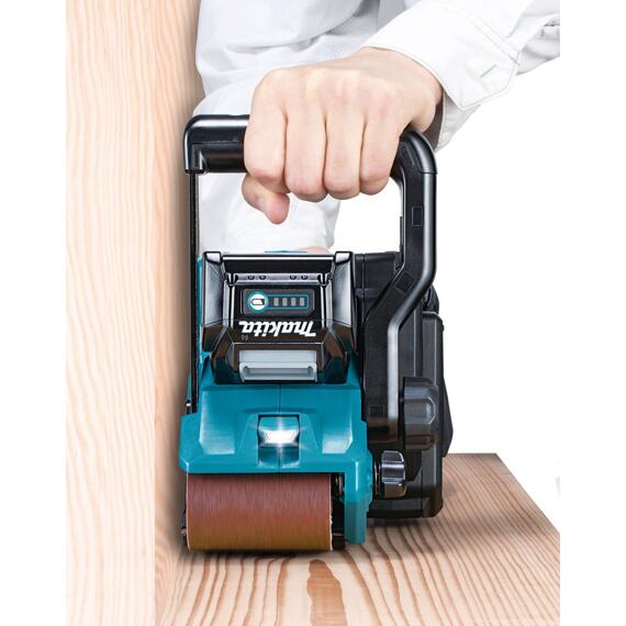 MAKITA BS001GZ aku pásová bruska XGT 40V, 76*533mm, 120-470 m/min, bez baterie