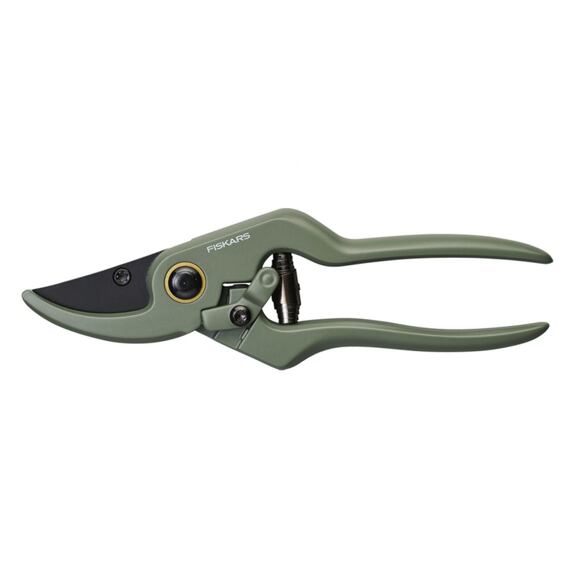 FISKARS 1075314 nůžky ruční dvousečné na keře a rostliny, čepele NEREZ, volně stojící pouzdro