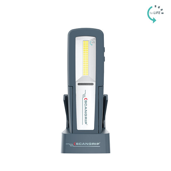SCANGRIP UNIFORM - FOR LIFE ruční LED svítilna s nabíjecím stojanem, 3,7V/3Ah, 250lm, 03.6208.25