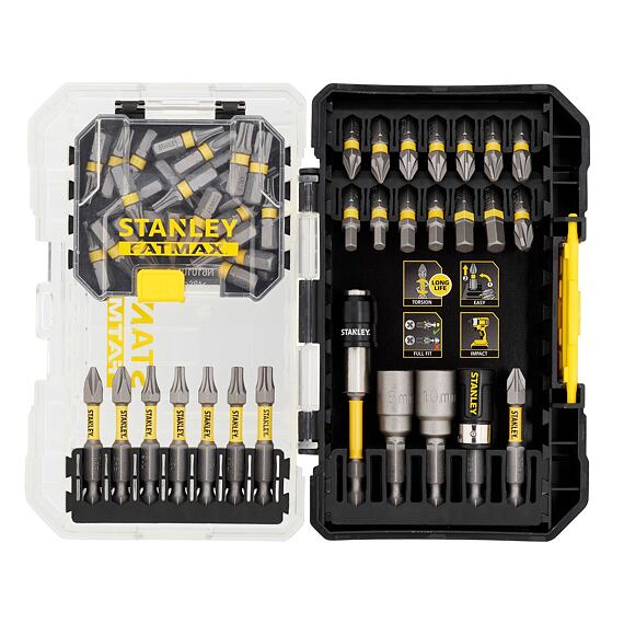 Stanley STA88559 sada bitů 55-dílná s magnetickým Screwlock systémem, PH pouzdro
