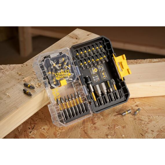 Stanley STA88559 sada bitů 55-dílná s magnetickým Screwlock systémem, PH pouzdro