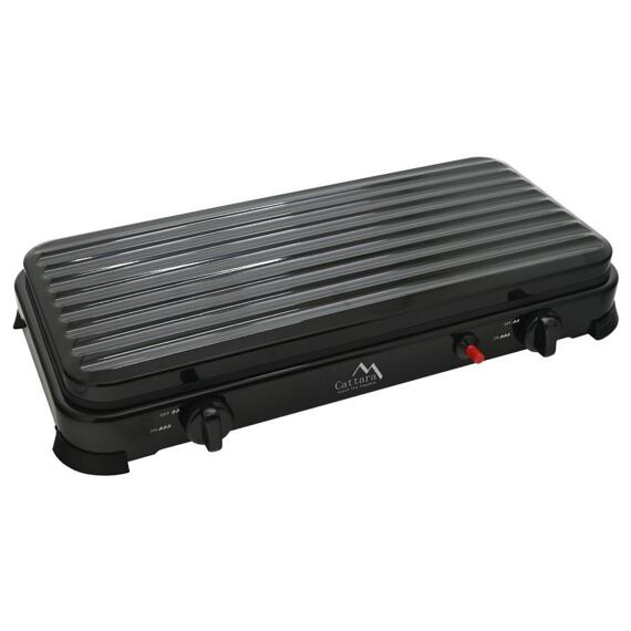 CATTARA plynový vařič Traveler FAMILY DUO, piezo, spotřeba 320g/hod., 13596