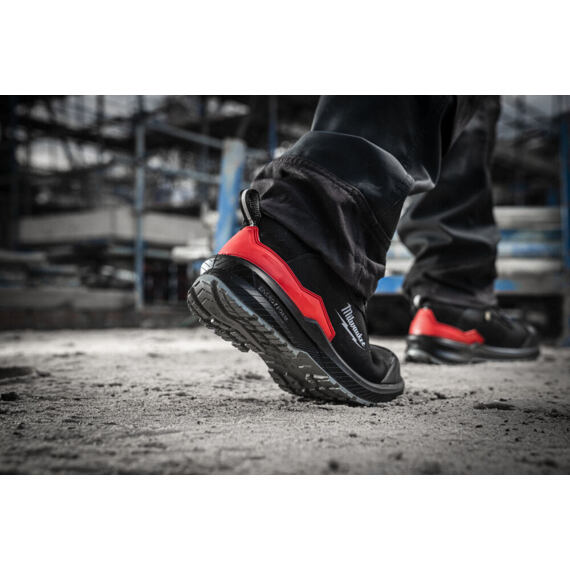 MILWAUKEE 4932493721 obuv bezpečnostní FLEXTRED S1PS, polobotka, nubuk, tkaničky, velikost 43
