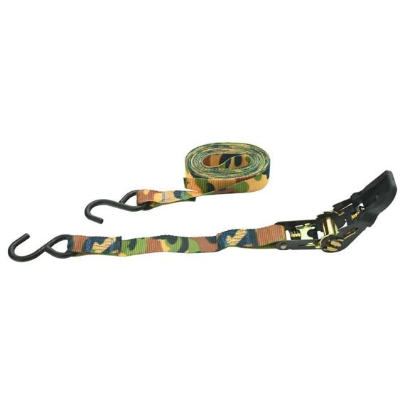 COMPASS popruh s ráčnou a háky 1ks 250daN 25mm x 5m barva KAMU, 02255