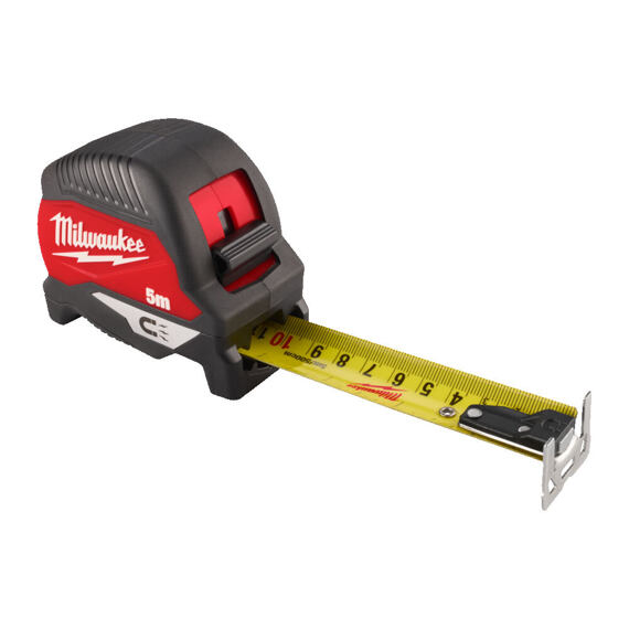 MILWAUKEE 4932498768 svinovací metr 5m, gen. 4, 30mm šířka, vysunutí 4,5m bez zlomení, nárazuvzdorný