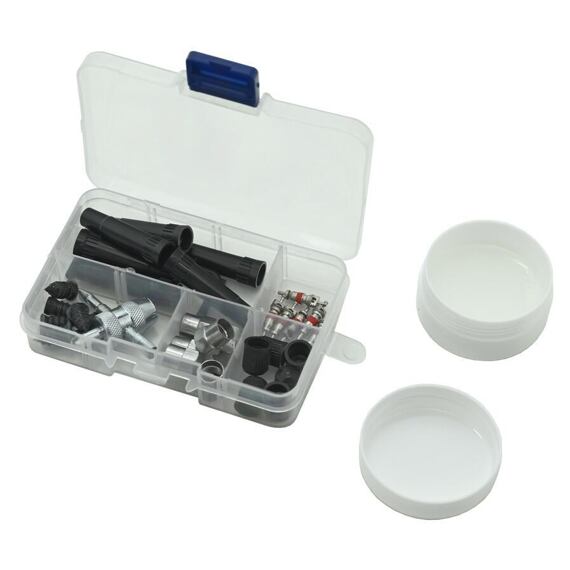 COMPASS sada na opravu defektů pneumatik 100-dílná v kufru, 09418