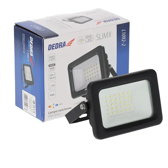 DEDRA LED reflektor 20W, 1800lm, IP65, L1092-2