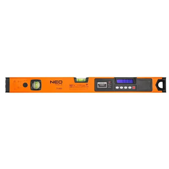 NEO vodováha digitální LASER paprsek, 60cm, 71-200