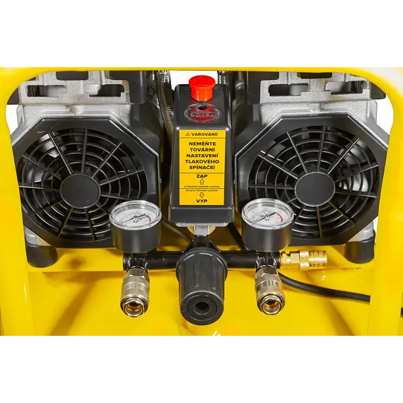 PROTECO kompresor PREMIUM vertikální tichý 100l, 8bar, 1850W, výtlak 295 l/min., 51.02-VKT-0750-100