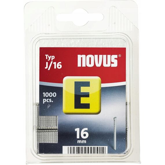 NOVUS hřebíky EJ, 16mm, 1000ks (044-0063), 044-0089