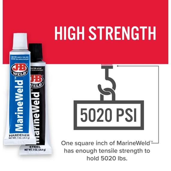 J-B WELD dvousložkové epoxidové lepidlo voděodolné MarineWeld (2*28,4g) 8272