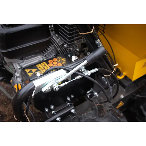 PROTECO motorový přepravník - DUMPER s radlicí na sníh, 6,5HP, 4x4, 400kg, 240l, 51.03-KM-400-RAD