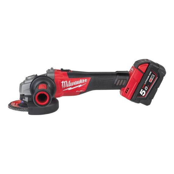 MILWAUKEE M18 CAG125X-502X aku úhlová bruska 125mm, 18V/2*5Ah, kufr