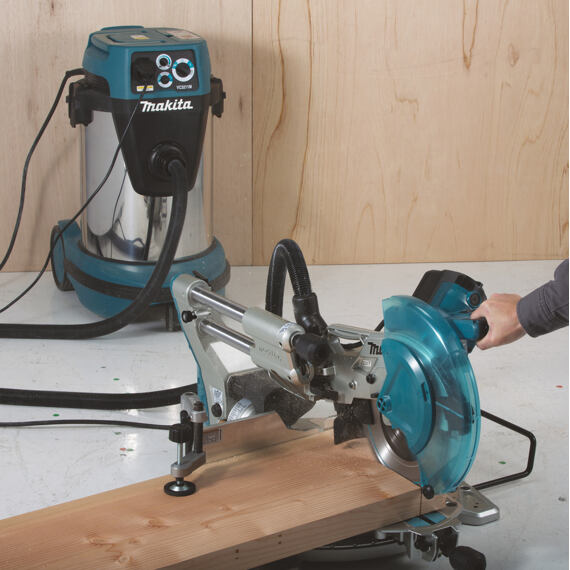 MAKITA LS1019L pokosová pila 260mm, 1510W s laserem, systém posuvu bez potřeby místa za pilou