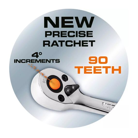 NEO gola sada 1/4" + 1/2", 110-dílná, PROFI, 10-066
