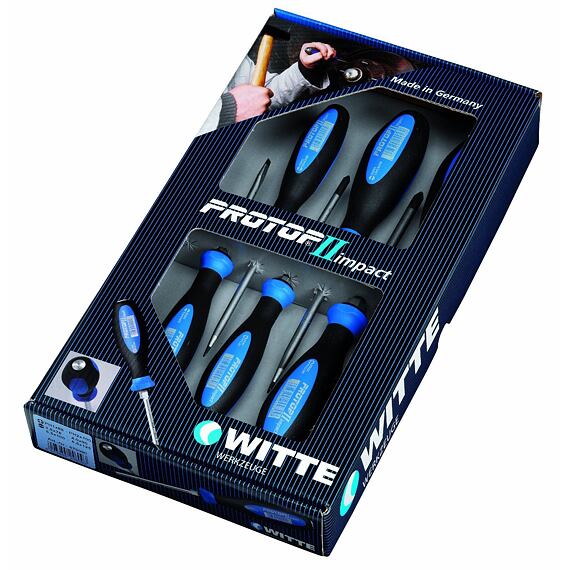 WITTE šroubováky PROTOP II impact sada 6ks 670090