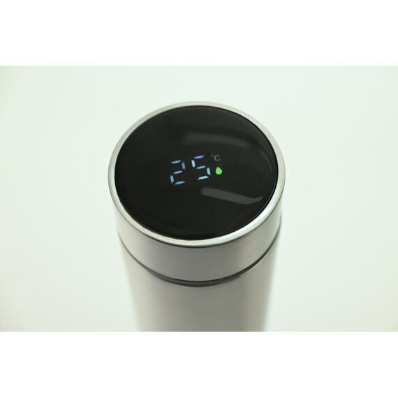 CATTARA termoska LED 475ml, LED teploměr, vyjímatelné sítko, 13642