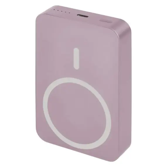 EMOS B0551S Powerbanka EMOS WI 1046, 10 000 mAh, 20 W+Wireless, lososová