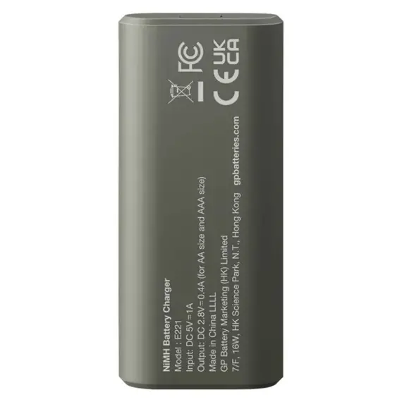 GP nabíječka baterií GP Eco E221 + 2* AA ReCyko 2100
