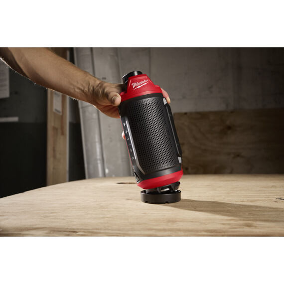 MILWAUKEE M12 SPEJSG2-0 aku reproduktor 12V, Bluetooth 5.3 dosah až 60m, bez baterie