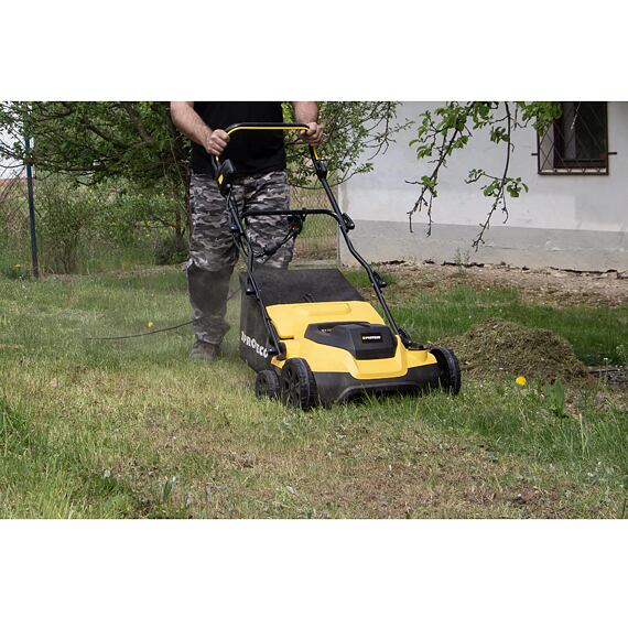 PROTECO vertikutátor 230V, 1600W, PREMIUM 4v1, záběr 380mm, koš 50l, 51.06-VE-380-PR