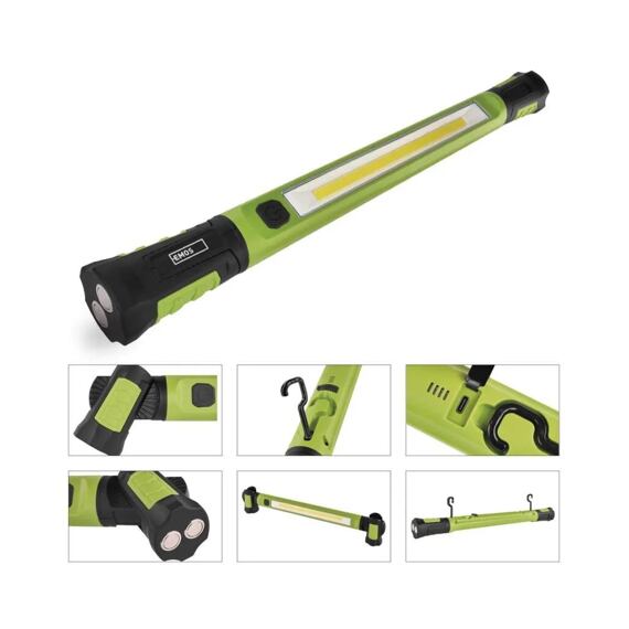 EMOS nabíjecí pracovní svítilnaCOB LED, 1000lm, 2600mAh P4545