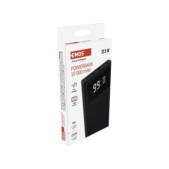 EMOS powerbanka Beta Q20, 20000mAh, 22,5W černá, B0532B