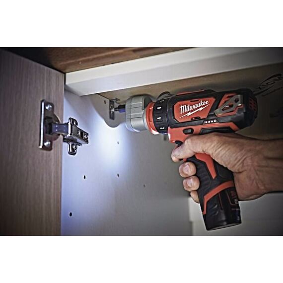 MILWAUKEE M12 BDDXKIT-202C aku skrutkovač s výmennými nástavcami 12V/2Ah