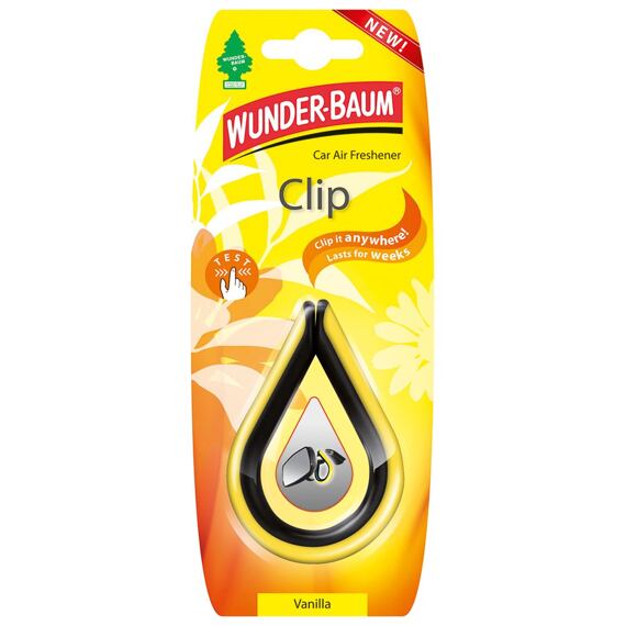 Wunder-baum vůně do auta Clip vanilka WB-67100