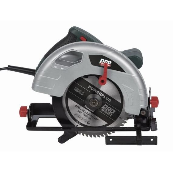 POWERPLUS POWP4010 okružní pila 1300W PRO POWER, 190mm*20mm kotouč, řez max 65mm